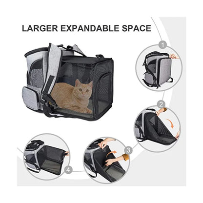 Out Puppy Backpack – Sac à dos extensible et portable pour animaux de compagnie