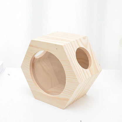 Chalet pour hamster, cage pour rat, accessoires pour chinchilla, villa en bois, chambre pour animaux de compagnie, mini château multicouche, maison multiple