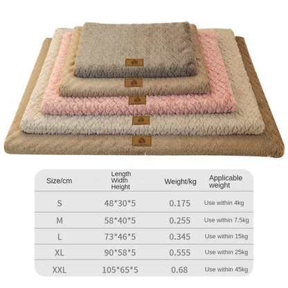 Tapis pour chien de compagnie Coussin Grand chiot Résistant à l'usure Tapis imperméable Maison Moyen Grand Lit Rembourrage pour chien Accessoires Fournitures Canapé Tapis