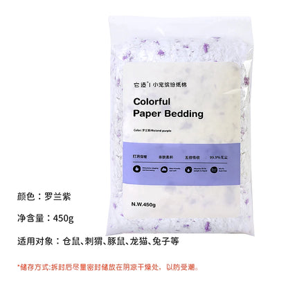 1000 g de litière en coton pour hamster – Sans poussière, absorbante et désodorisante pour petits animaux