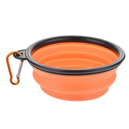 Bol pliable en silicone pour chien et animal de compagnie, grand format, 350/1000 ml, pour l'extérieur, les voyages, les chiots 