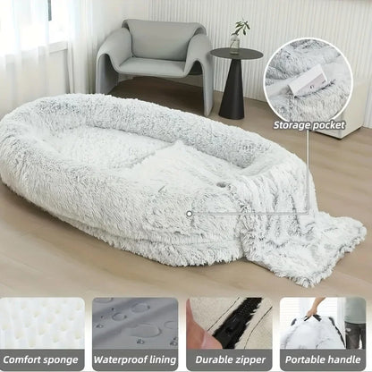 Human-Sized Dog Bed - Ultimate Comfort for Large Dogs