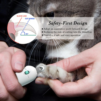 Coupe-ongles professionnel pour animaux de compagnie avec trou réglable Coupe-ongles pour chat et chien Coupe-griffes pour animaux de compagnie Outil de toilettage pour chiots et chatons