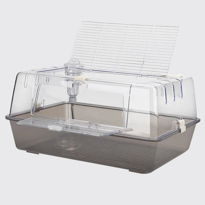 Cage pour animaux de compagnie Hamster Djungarian Hamster Miel Kangourou Cage Base Surélevant Surdimensionné Acrylique Transparent Fournitures Ornementales