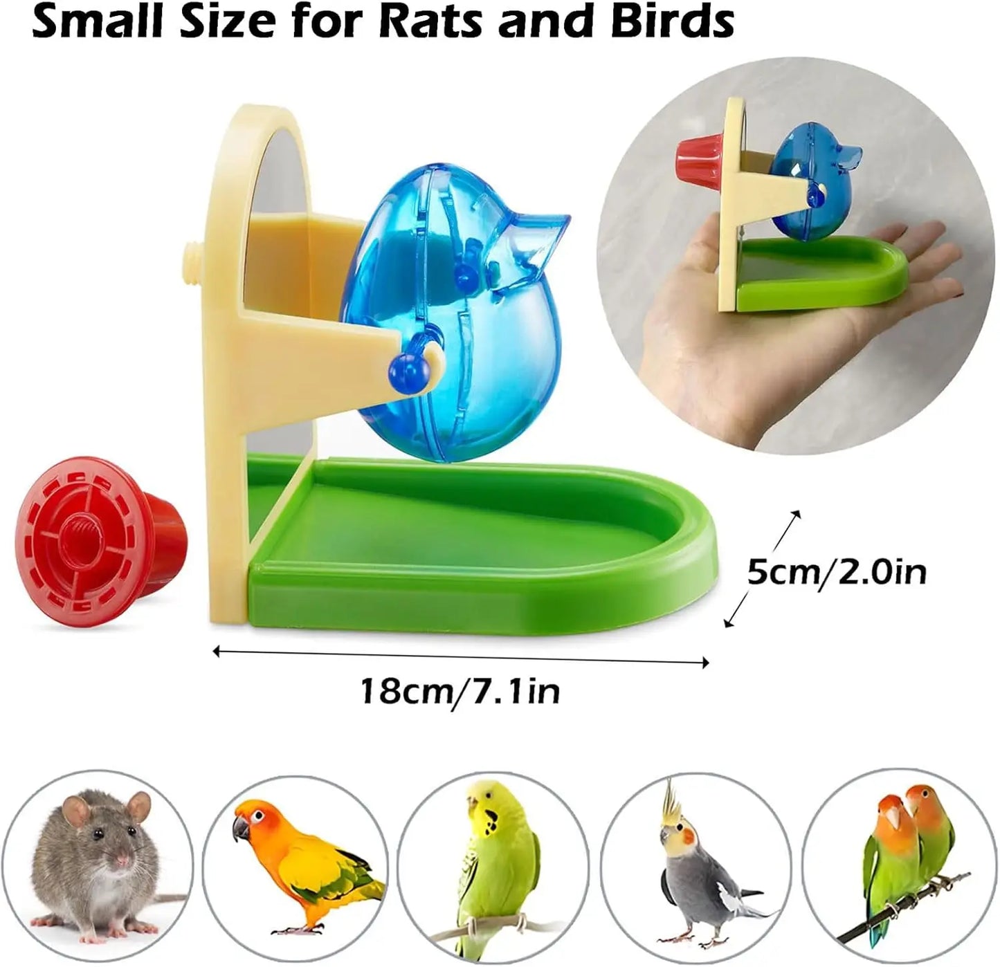 Jouets d'enrichissement pour rats Jouets de recherche de nourriture interactifs pour rats Croissance de l'intelligence Jeux de puzzle d'enrichissement pour rats Distribution lente de friandises 
