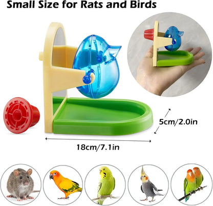 Jouets d'enrichissement pour rats Jouets de recherche de nourriture interactifs pour rats Croissance de l'intelligence Jeux de puzzle d'enrichissement pour rats Distribution lente de friandises 