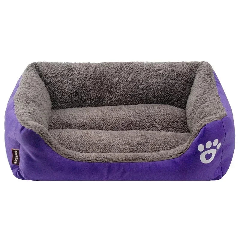Canapé-lit chaud d'hiver pour grand chien, tapis pour chien, coussin pour chat, canapé-lit pour animaux de compagnie, tapis pour grands et petits chiens et chats