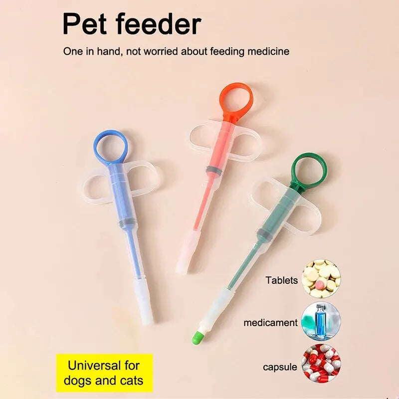 1 distributeur de médicaments en silicone pour animaux de compagnie, comprimé liquide, confortable, pour chien et chat, universel, sûr, facile à nettoyer et à utiliser à plusieurs reprises