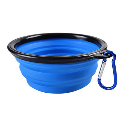 Bol pliable en silicone pour chien et animal de compagnie, grand format, 350/1000 ml, pour l'extérieur, les voyages, les chiots 