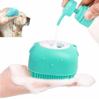 Badebürste für Haustiere, weiches Silikon, Massagegerät, Duschgel, Badebürste, Reinigungswerkzeuge, Kamm, Reinigungs- und Pflegezubehör für Hunde und Katzen