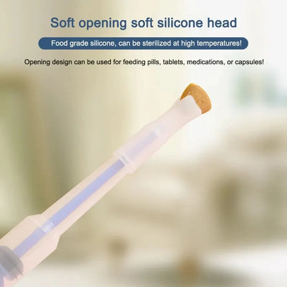 1 distributeur de médicaments en silicone pour animaux de compagnie, comprimé liquide, confortable, pour chien et chat, universel, sûr, facile à nettoyer et à utiliser à plusieurs reprises