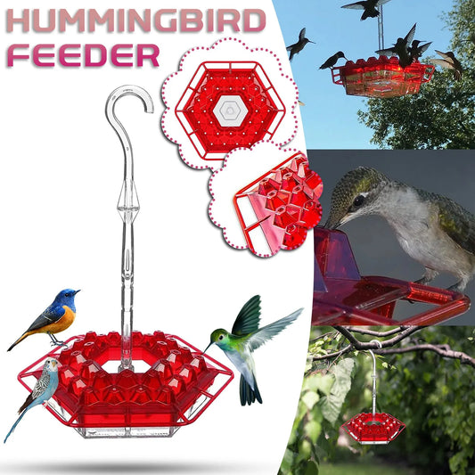 Système de crochets pour oiseaux sauvages, stations de suspension pour animaux de compagnie, mangeoire hexagonale, abreuvoir de jardin avec eau pour colibris, unique
