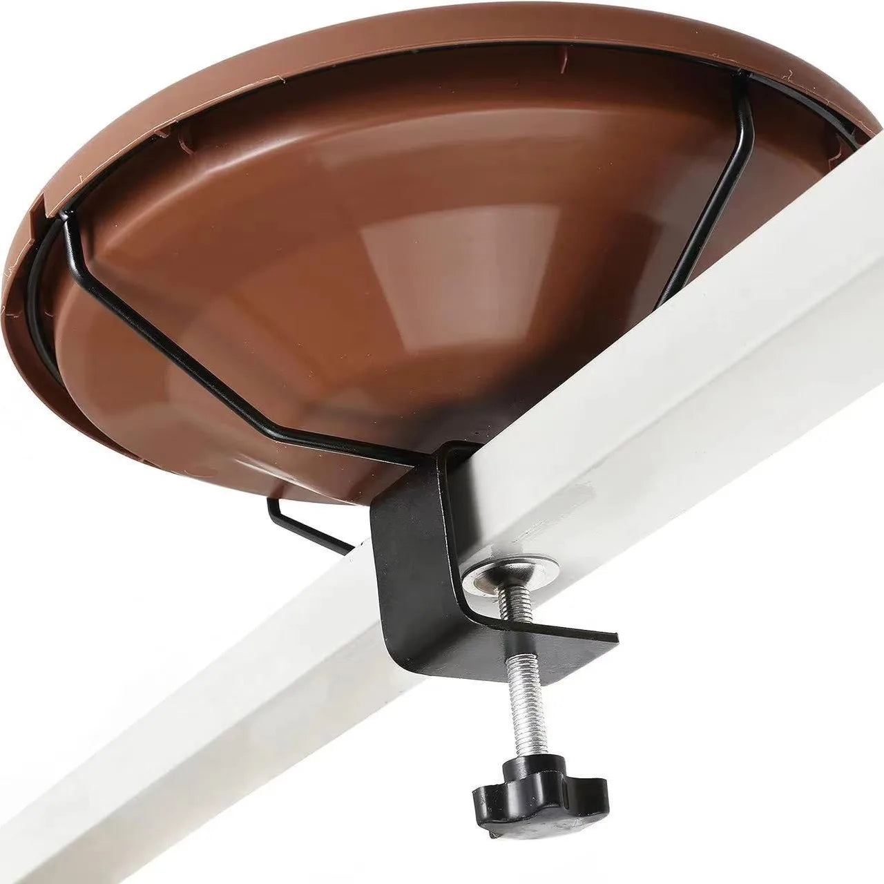 Support de vaisselle pour oiseaux populaire Bain de jardin extérieur Colibri prédateur Mangeoire créative en fer forgé Accessoires pour oiseaux