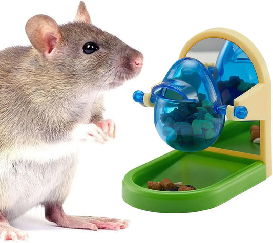 Jouets d'enrichissement pour rats Jouets de recherche de nourriture interactifs pour rats Croissance de l'intelligence Jeux de puzzle d'enrichissement pour rats Distribution lente de friandises 