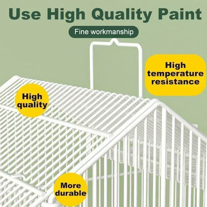 Cage à oiseaux multifonctionnelle de 100 cm – Légère, durable et idéale pour les pinsons, les canaris et les calopsittes 