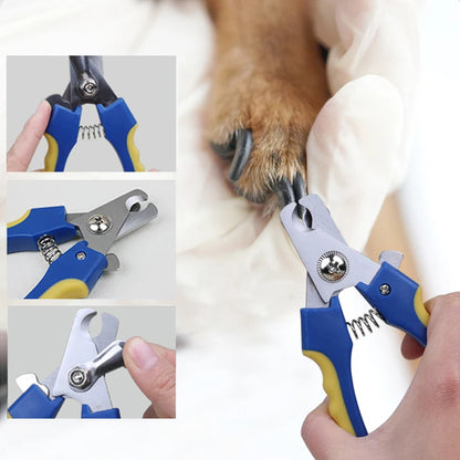 8-teiliges Pflegeset für Katzen und Hunde – Multifunktionsbürsten, Nagelknipser, Zahnbürste, Bademassagebürste und Reisenapf 