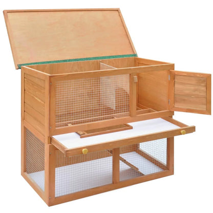Clapier d'extérieur pour lapins, maison pour petits animaux, cage pour animaux de compagnie, 1 porte en bois pour animaux de compagnie, maison en bois pour lapins, maison pour lapins, cage