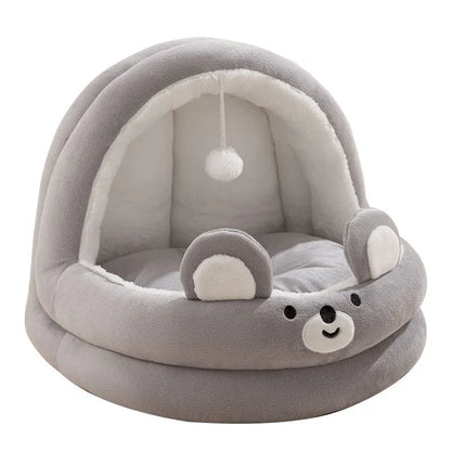Lit pour chat et chien Four Seasons - Design semi-fermé