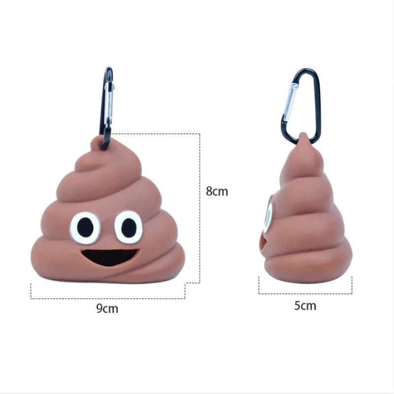 Distributeur de sacs fécaux pour animaux de compagnie, poche à ordures d'extérieur pour chat et chien, boucle suspendue, sacs à excréments portables, boîte de rangement, produits de nettoyage pour animaux de compagnie