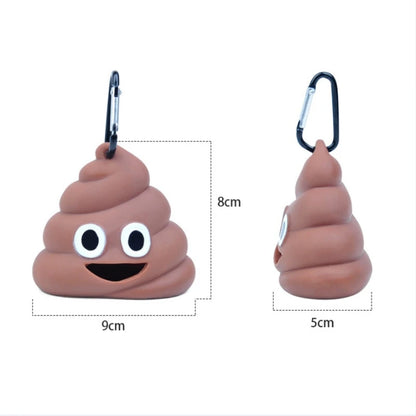 Distributeur de sacs fécaux pour animaux de compagnie, poche à ordures d'extérieur pour chat et chien, boucle suspendue, sacs à excréments portables, boîte de rangement, produits de nettoyage pour animaux de compagnie