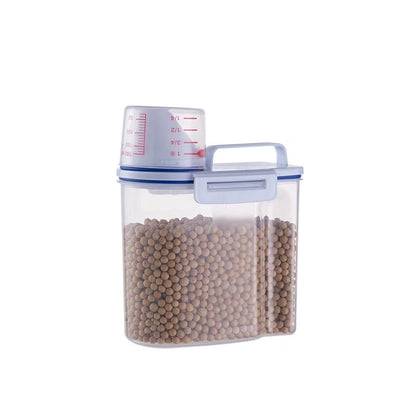 Récipient de stockage de nourriture pour animaux de compagnie de qualité supérieure avec fermeture hermétique - Durable, grande capacité, facile à nettoyer et design élégant pour chiens et chats