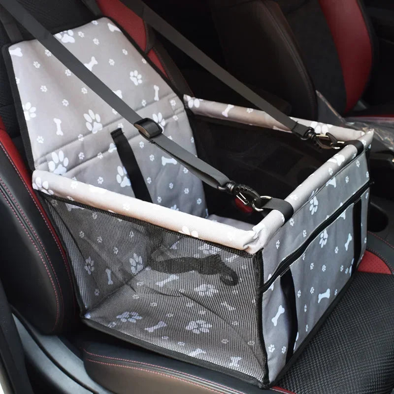 Doppelt dicke, wasserdichte Tasche für den Autositz von Haustieren – Hängematte aus Netzstoff für kleine Hunde, faltbar und atmungsaktiv 
