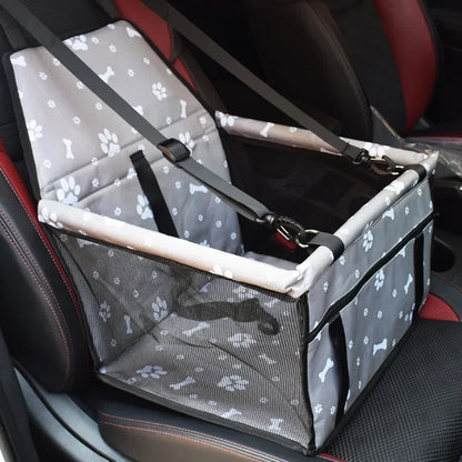 Doppelt dicke, wasserdichte Tasche für den Autositz von Haustieren – Hängematte aus Netzstoff für kleine Hunde, faltbar und atmungsaktiv 