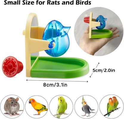 Jouets d'enrichissement pour rats Jouets de recherche de nourriture interactifs pour rats Croissance de l'intelligence Jeux de puzzle d'enrichissement pour rats Distribution lente de friandises 