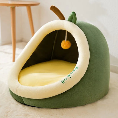 Lit pour chat et chien Four Seasons - Design semi-fermé