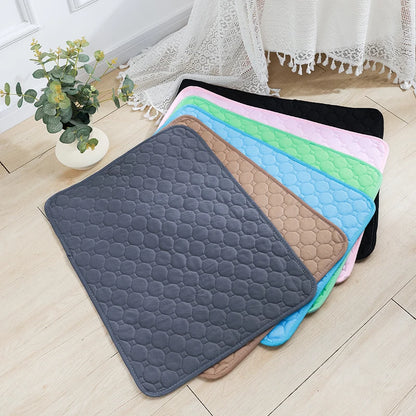 Tapis de pipi réutilisable pour chien, couche absorbante, lavable, tapis d'entraînement pour chiot, tapis d'urine pour animal de compagnie, housse de siège de voiture, fournitures pour animaux de compagnie