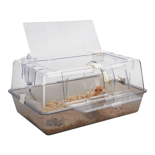 Pet Cage Hamster Djungarian Hamster Honey Kangaroo Cage  Base Heightening Oversized Acrylic Transparent Ornamental Supplies
