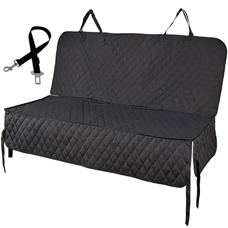 Housse de siège auto imperméable pour chien avec accès à l'accoudoir central – Protection de siège arrière durable pour toutes les races