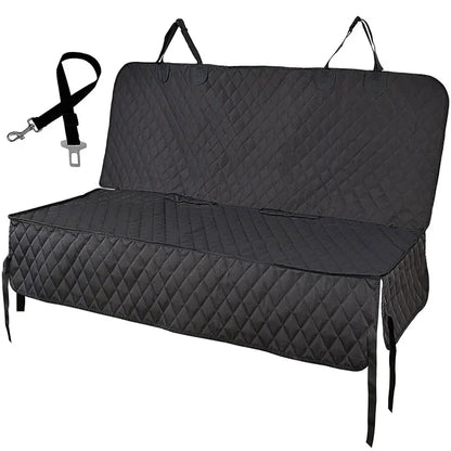 Housse de siège auto imperméable pour chien avec accès à l'accoudoir central – Protection de siège arrière durable pour toutes les races