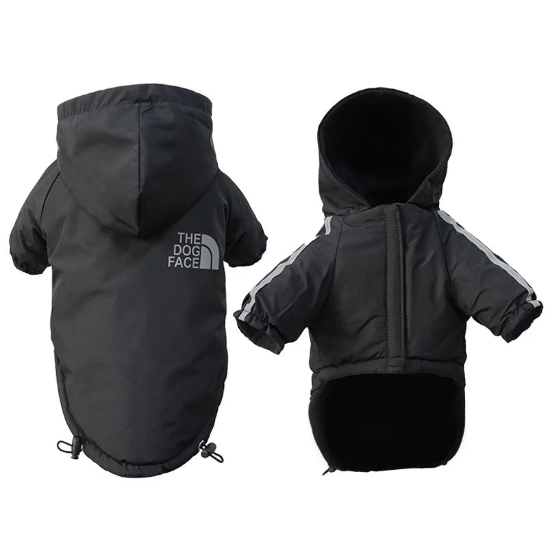 Vêtements imperméables pour chiens, manteau réfléchissant pour animaux de compagnie pour petits et moyens chiens, vestes d'hiver chaudes en polaire pour chiens, imperméable pour chiots, tenue pour chihuahua