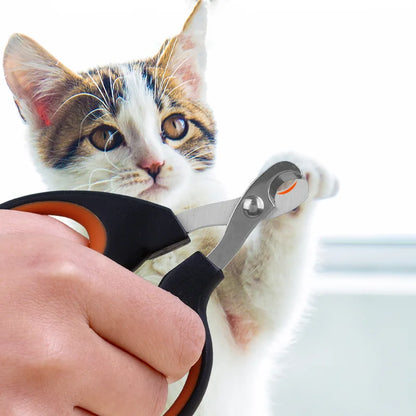 Pet Nail Scissors - Half Moon Stainless Steel Trimmers