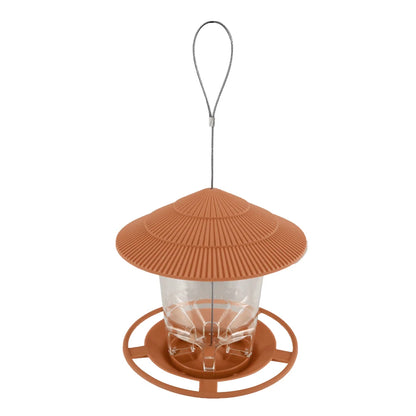 Mangeoire automatique pour oiseaux d'extérieur – Distributeur de noix suspendu avec plusieurs trous d'alimentation
