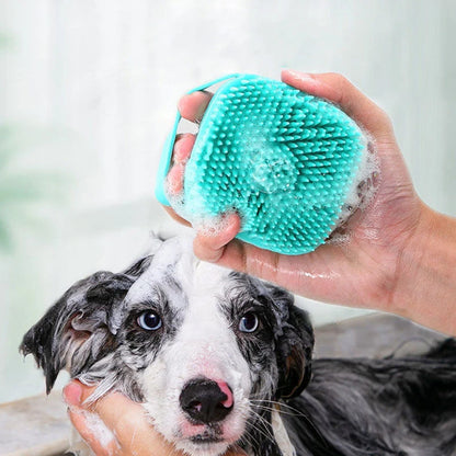 Badebürste für Haustiere, weiches Silikon, Massagegerät, Duschgel, Badebürste, Reinigungswerkzeuge, Kamm, Reinigungs- und Pflegezubehör für Hunde und Katzen