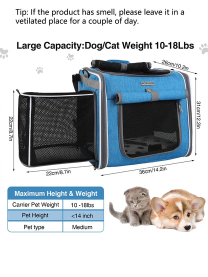 Panier de vélo pour chien – Porte-vélo amovible, respirant et confortable pour animaux de petite et moyenne taille 