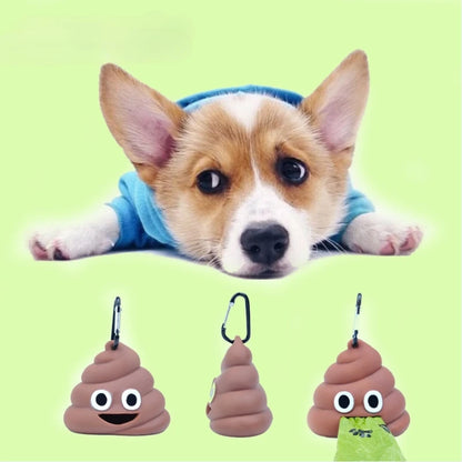 Distributeur de sacs fécaux pour animaux de compagnie, poche à ordures d'extérieur pour chat et chien, boucle suspendue, sacs à excréments portables, boîte de rangement, produits de nettoyage pour animaux de compagnie