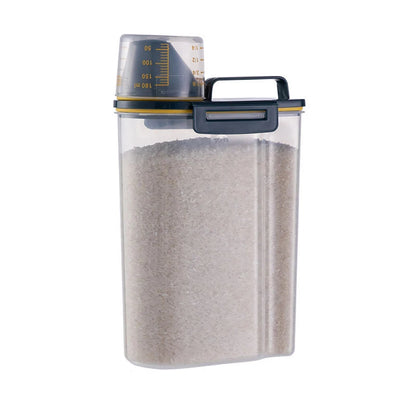 Récipient de stockage de nourriture pour animaux de compagnie de qualité supérieure avec fermeture hermétique - Durable, grande capacité, facile à nettoyer et design élégant pour chiens et chats