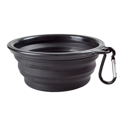 Bol pliable en silicone pour chien et animal de compagnie, grand format, 350/1000 ml, pour l'extérieur, les voyages, les chiots 
