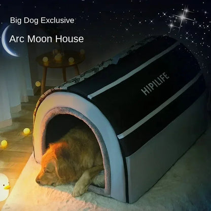 Niche pour gros chiens – Niche amovible et lavable pour grandes races, confort toutes saisons