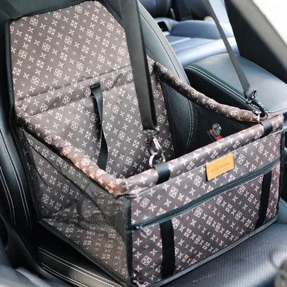 Doppelt dicke, wasserdichte Tasche für den Autositz von Haustieren – Hängematte aus Netzstoff für kleine Hunde, faltbar und atmungsaktiv 