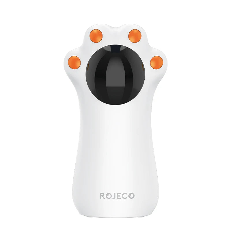 ROJECO Jouets automatiques pour chat Griffes de chat interactives intelligentes Laser Teasing Pet LED Laser Jouet d'intérieur USB Rechargeable pour chien