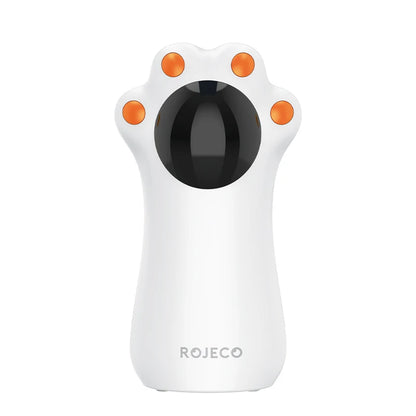 ROJECO Jouets automatiques pour chat Griffes de chat interactives intelligentes Laser Teasing Pet LED Laser Jouet d'intérieur USB Rechargeable pour chien