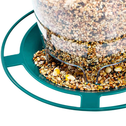 Mangeoire automatique pour oiseaux d'extérieur – Distributeur de noix suspendu avec plusieurs trous d'alimentation
