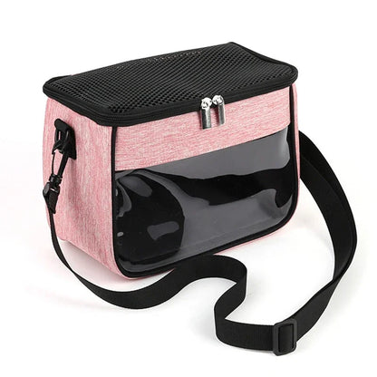 Sac à bandoulière incliné pour lapin, hamster, hérisson, furet, sac de voyage portable pour petit animal de compagnie, sac de transport respirant pour animaux