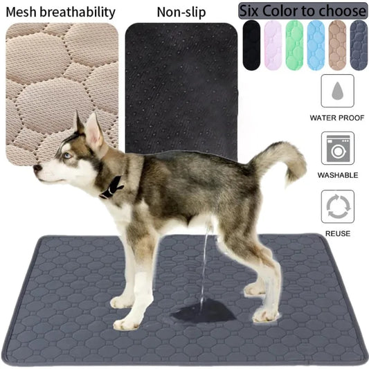 Tapis de pipi réutilisable pour chien, couche absorbante, lavable, tapis d'entraînement pour chiot, tapis d'urine pour animal de compagnie, housse de siège de voiture, fournitures pour animaux de compagnie