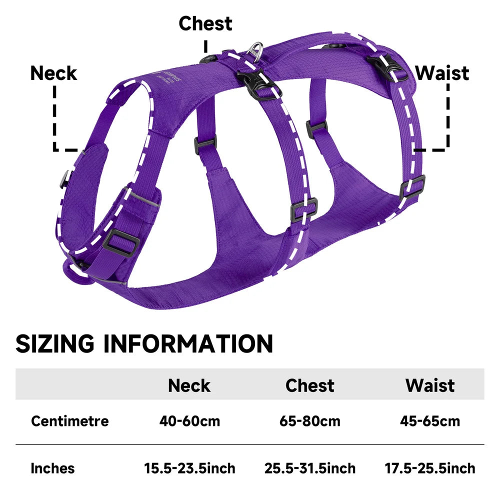 Harnais pour chien respirant et réglable avec poignée – Gilet durable pour grands chiens, idéal pour les promenades et l'entraînement en extérieur 