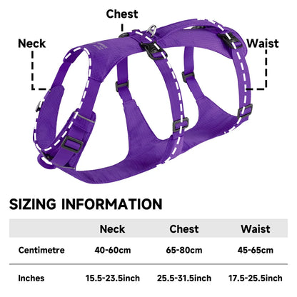 Harnais pour chien respirant et réglable avec poignée – Gilet durable pour grands chiens, idéal pour les promenades et l'entraînement en extérieur 